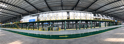 One of the ingenuity of STRONG Technology - international 1350mm wide plate continuous horizontal bright annealing line successfully put into operation in Fuzhou Haili