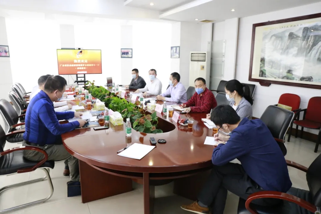 广东省社会组织管理局副局长罗小明一行到世创科技调研指导工作